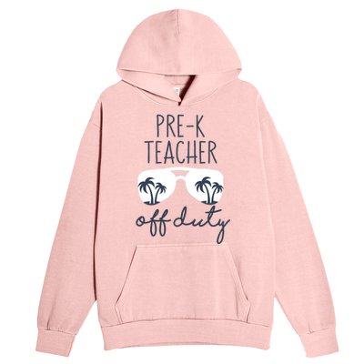 Wo Last Day of School for Teacher Wo PreK Teacher Off Duty Urban Pullover Hoodie