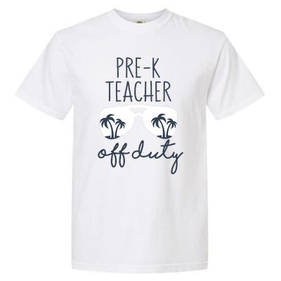 Wo Last Day of School for Teacher Wo PreK Teacher Off Duty Garment-Dyed Heavyweight T-Shirt