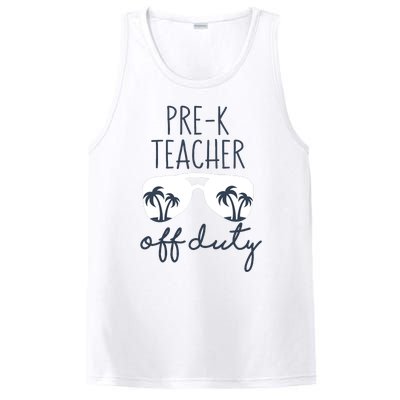 Wo Last Day of School for Teacher Wo PreK Teacher Off Duty PosiCharge Competitor Tank