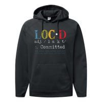 Womens Locd Definition For A Loc Lifestyle Dreadlocs Black Women Performance Fleece Hoodie