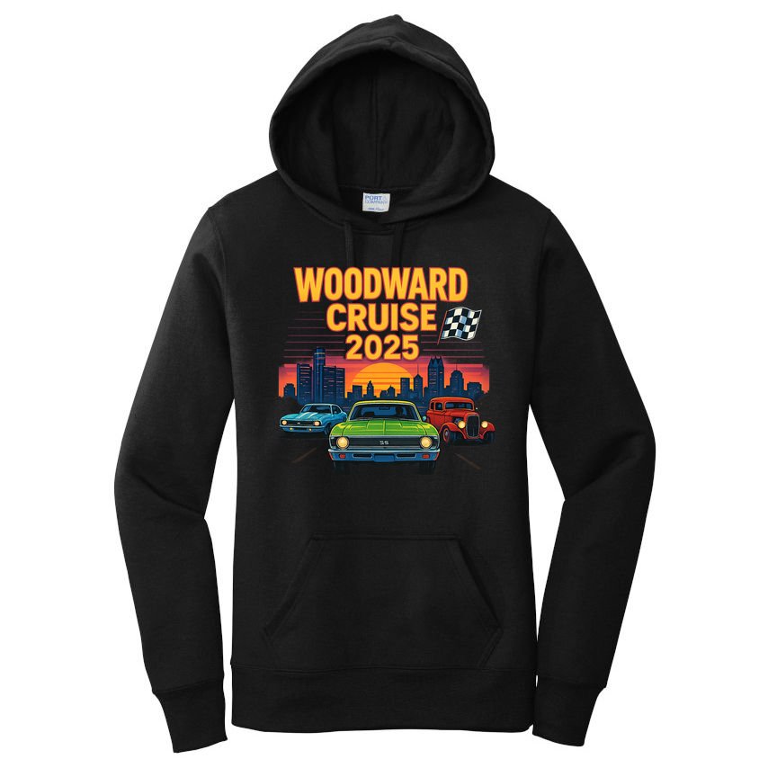 Woodward Legends – Detroit Cruise 2025 Women's Pullover Hoodie