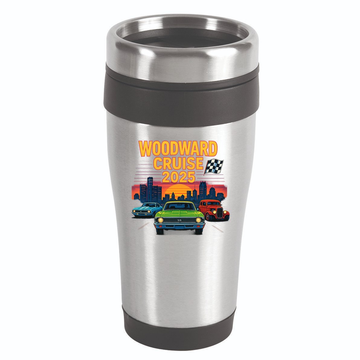 Woodward Legends – Detroit Cruise 2025 16oz Travel Tumbler