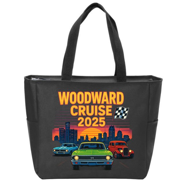 Woodward Legends – Detroit Cruise 2025 Zip Tote Bag