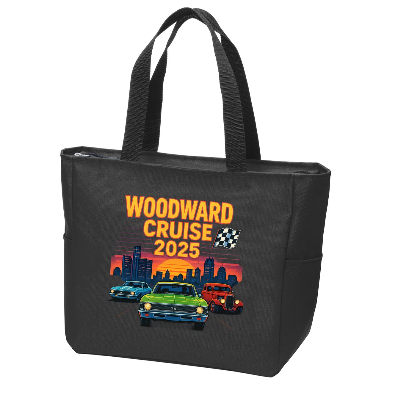 Woodward Legends – Detroit Cruise 2025 Zip Tote Bag