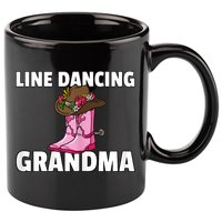 Womens Line Dance Grandma Country Music Dancing Dancer 11oz C Handle Ceramic Mug