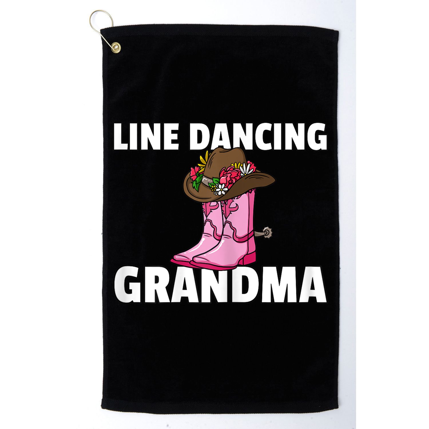 Womens Line Dance Grandma Country Music Dancing Dancer Golf Towel
