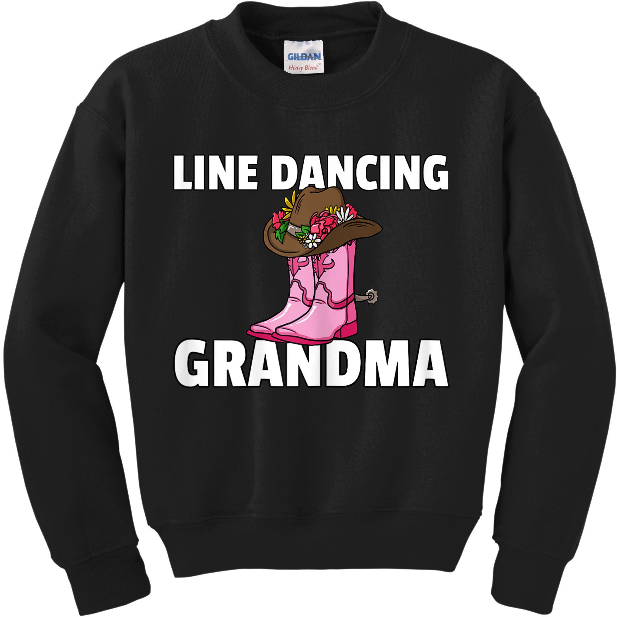 Womens Line Dance Grandma Country Music Dancing Dancer Kids Sweatshirt