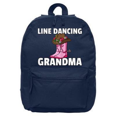 Womens Line Dance Grandma Country Music Dancing Dancer 16 in Basic Backpack