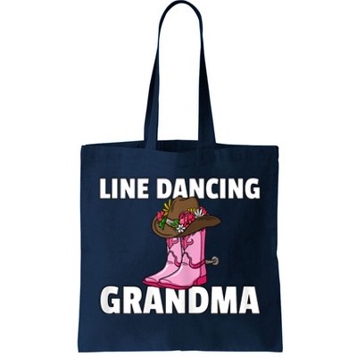 Womens Line Dance Grandma Country Music Dancing Dancer Tote Bag