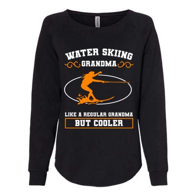 Wave Lover Extreme Sports Water Skiing Grandma Cute Gift Womens California Wash Sweatshirt