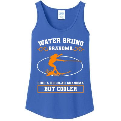 Wave Lover Extreme Sports Water Skiing Grandma Cute Gift Ladies Essential Tank