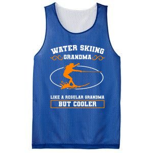 Wave Lover Extreme Sports Water Skiing Grandma Cool Gift Mesh Reversible Basketball Jersey Tank