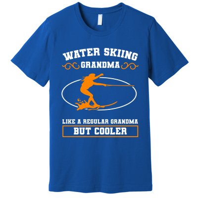 Wave Lover Extreme Sports Water Skiing Grandma Cool Gift Premium T-Shirt