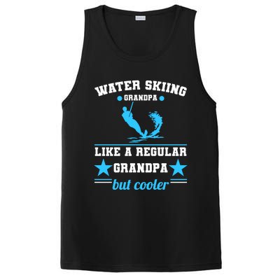 Wave Lover Extreme Sports Athletes Water Skiing Grandpa Gift PosiCharge Competitor Tank