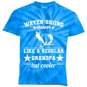 Wave Lover Extreme Sports Athletes Water Skiing Grandpa Gift Kids Tie-Dye T-Shirt