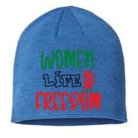 Wo Life Freedom Gift Sustainable Beanie