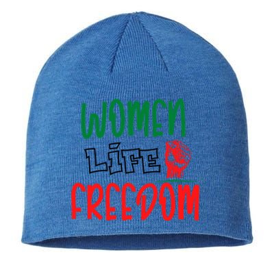 Wo Life Freedom Gift Sustainable Beanie