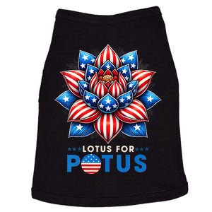 Wo Lotus For Potus Kamala Harris 2024 President Doggie Tank