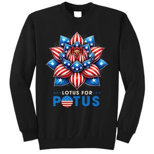 Wo Lotus For Potus Kamala Harris 2024 President Sweatshirt