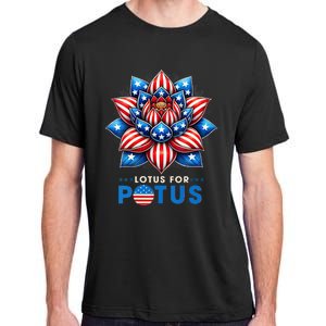 Wo Lotus For Potus Kamala Harris 2024 President Adult ChromaSoft Performance T-Shirt