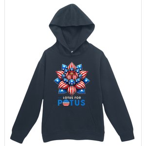 Wo Lotus For Potus Kamala Harris 2024 President Urban Pullover Hoodie