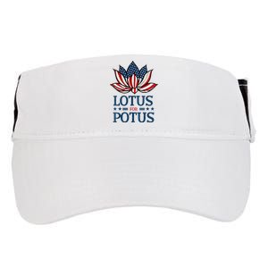 Wo Lotus For Potus Kamala Harris Us Election 2024 Adult Drive Performance Visor