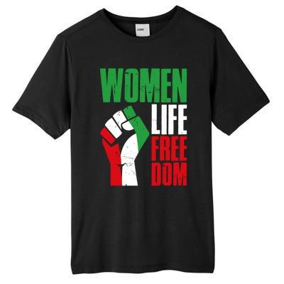 Wo Life Freedom Vintage Iranian Distressed Free Iran Funny Gift Tall Fusion ChromaSoft Performance T-Shirt