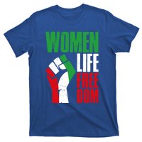 Wo Life Freedom Vintage Iranian Distressed Free Iran Funny Gift T-Shirt