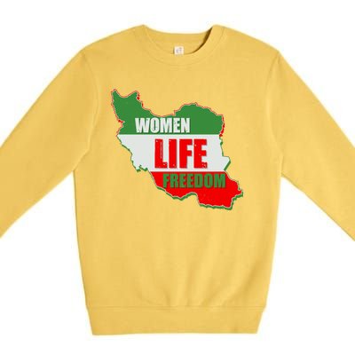 Women Life Freedom Women Of Iran #Mahsa Amini Premium Crewneck Sweatshirt