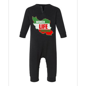 Women Life Freedom Women Of Iran #Mahsa Amini Infant Fleece One Piece