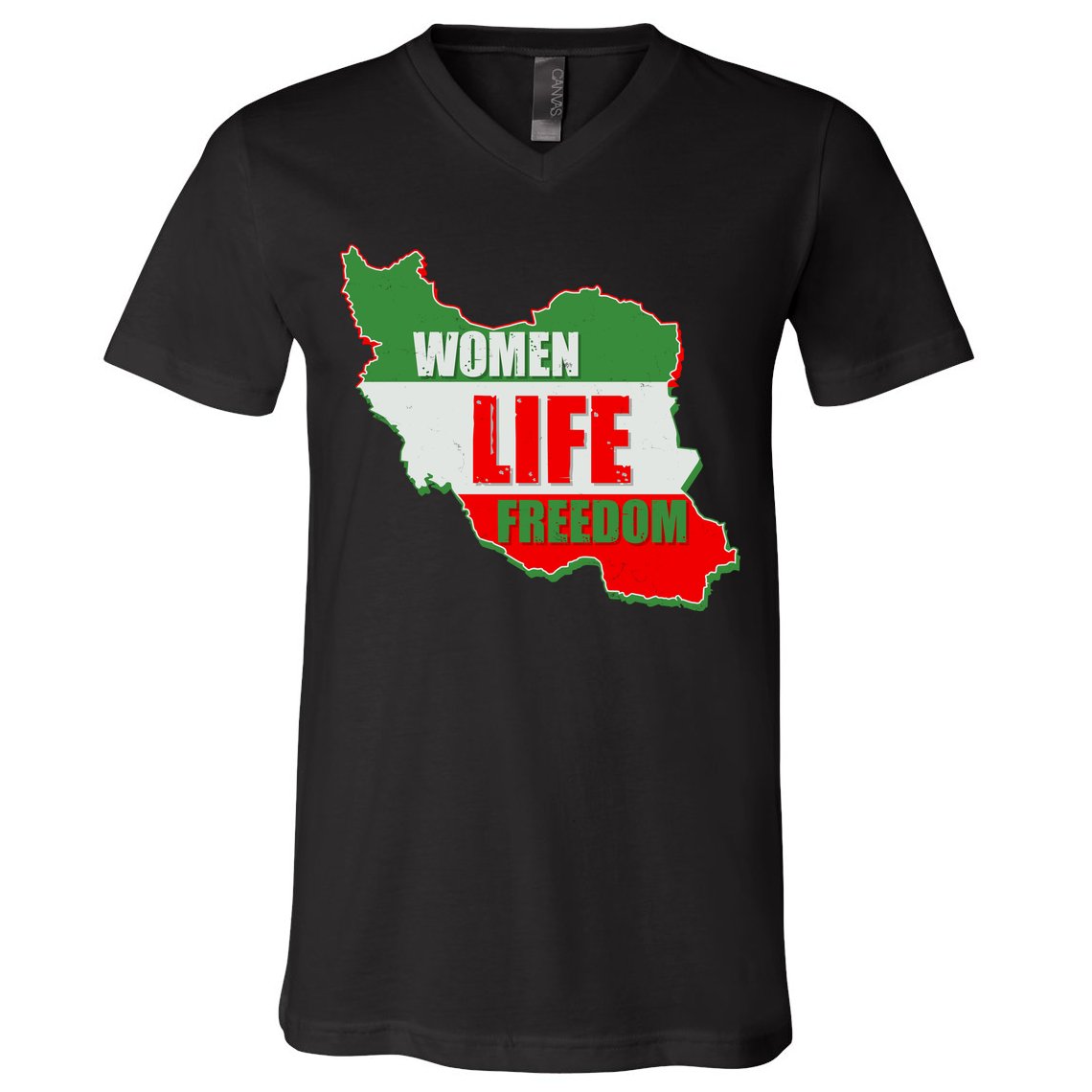 Women Life Freedom Women Of Iran #Mahsa Amini V-Neck T-Shirt
