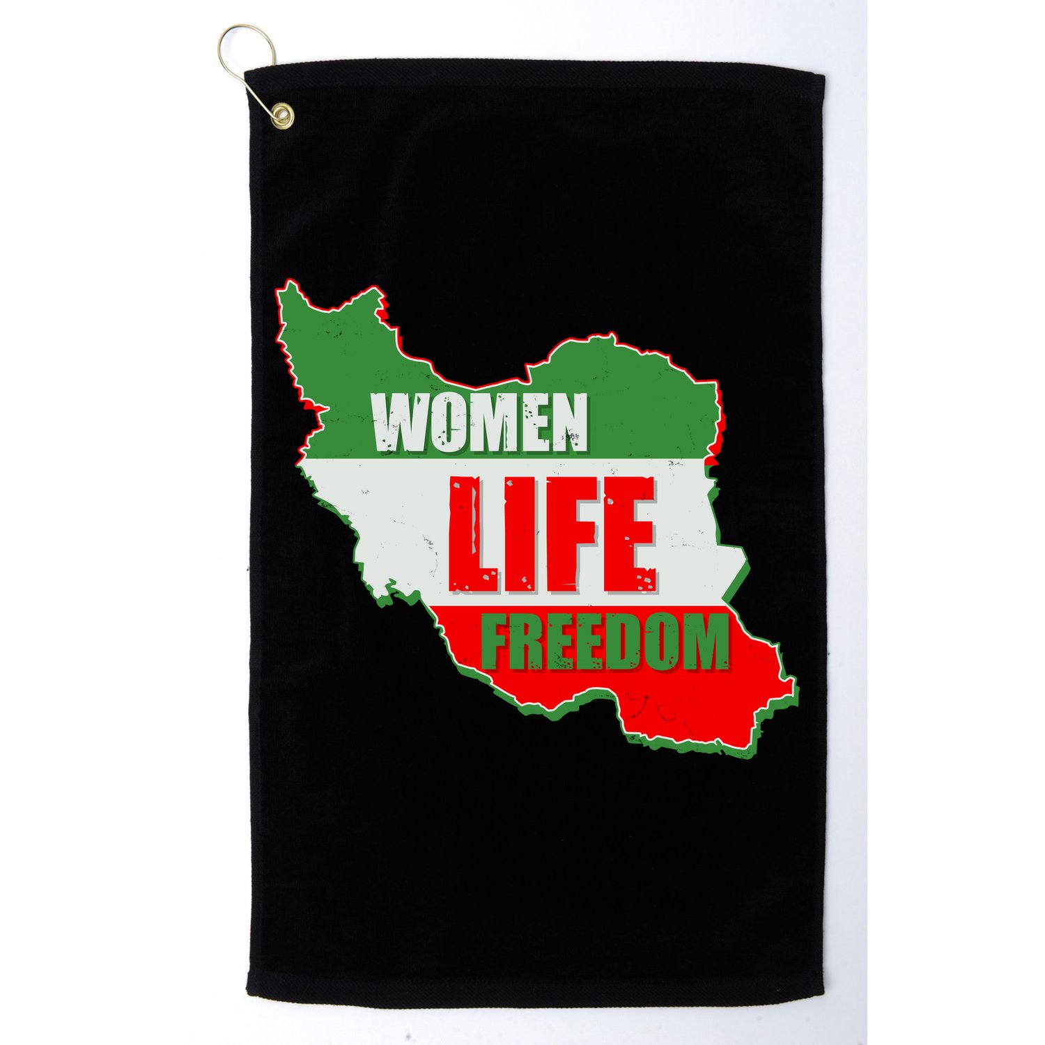 Women Life Freedom Women Of Iran #Mahsa Amini Golf Towel
