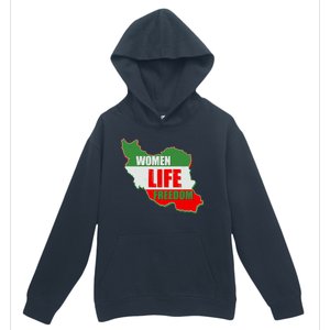 Women Life Freedom Women Of Iran #Mahsa Amini Urban Pullover Hoodie