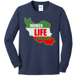 Women Life Freedom Women Of Iran #Mahsa Amini Kids Long Sleeve Shirt