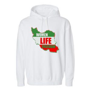 Women Life Freedom Women Of Iran #Mahsa Amini Garment-Dyed Fleece Hoodie