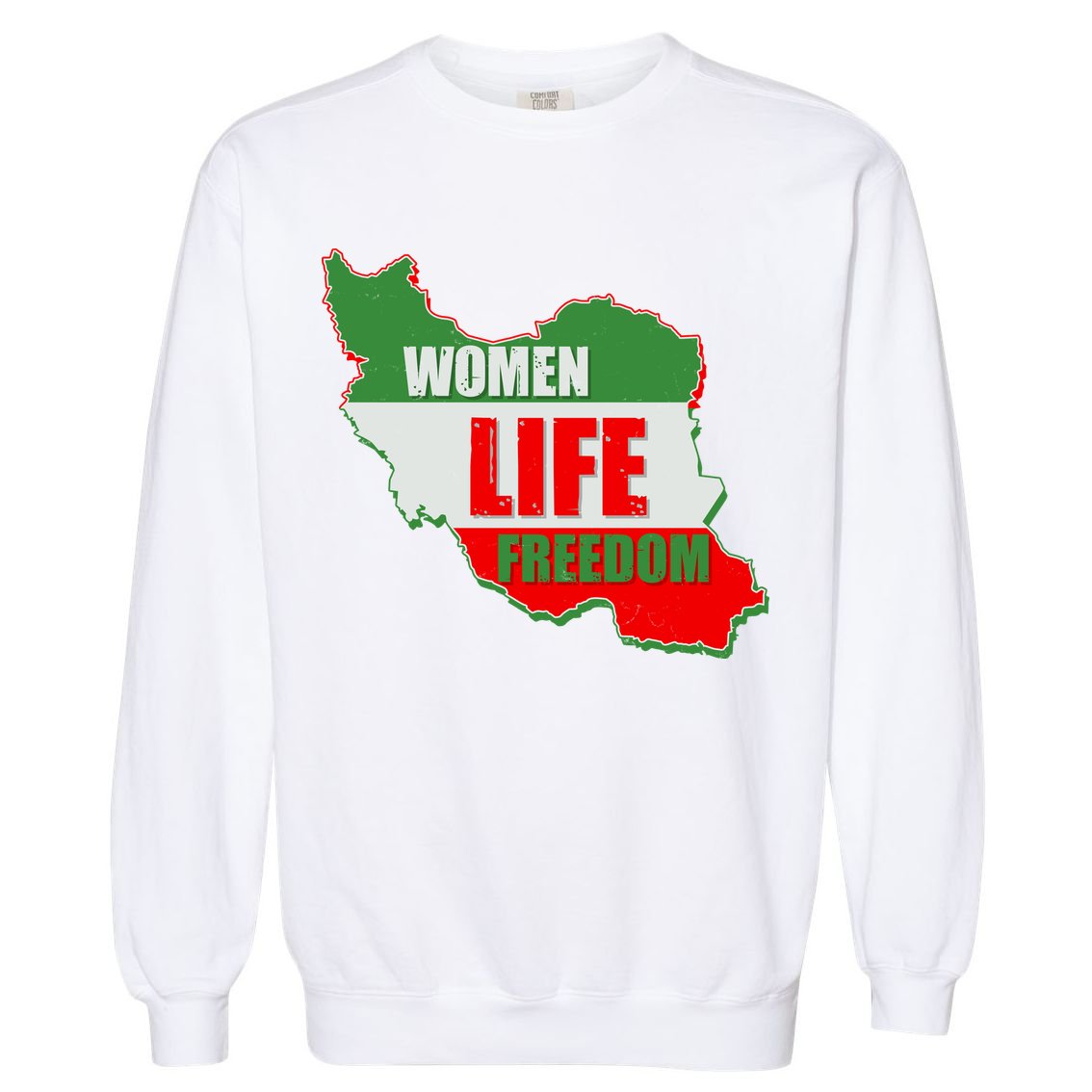 Women Life Freedom Women Of Iran #Mahsa Amini Garment-Dyed Sweatshirt