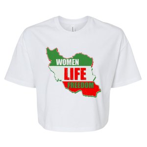 Women Life Freedom Women Of Iran #Mahsa Amini Bella+Canvas Jersey Crop Tee