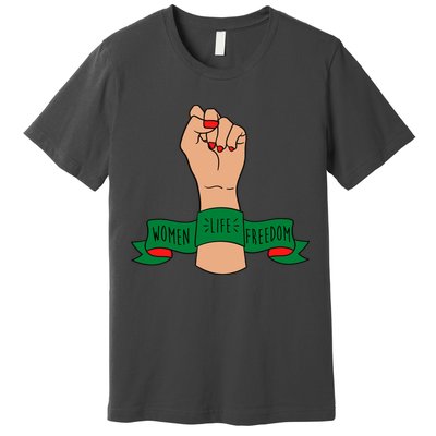 Women Life Freedom Iran Power Fist Premium T-Shirt