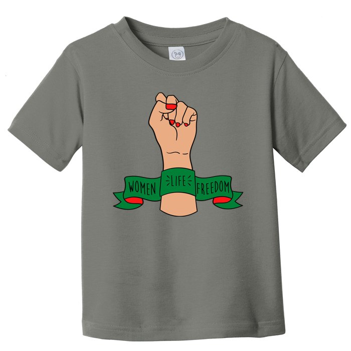 Women Life Freedom Iran Power Fist Toddler T-Shirt