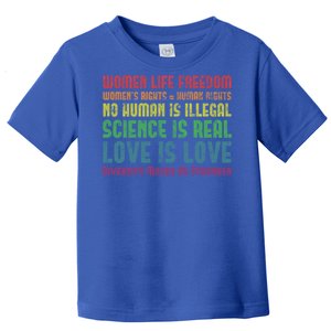 Wo Life Freedom 'S Rights Hu Rights Gift Toddler T-Shirt