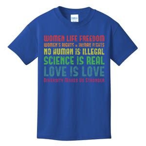 Wo Life Freedom 'S Rights Hu Rights Gift Kids T-Shirt