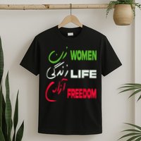 Women Life Freedom Zan Zendegi Azadi Farsi Support Iran T-Shirt