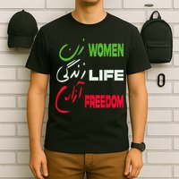 Women Life Freedom Zan Zendegi Azadi Farsi Support Iran T-Shirt