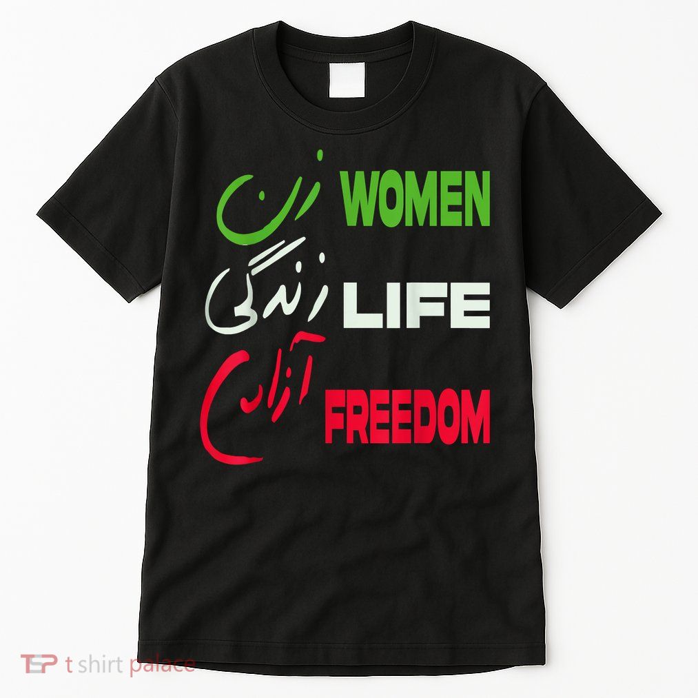Women Life Freedom Zan Zendegi Azadi Farsi Support Iran Tall T-Shirt