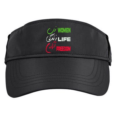 Women Life Freedom Zan Zendegi Azadi Farsi Support Iran Adult Drive Performance Visor