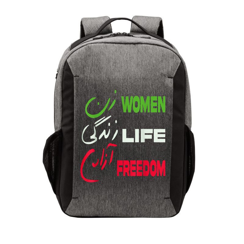 Women Life Freedom Zan Zendegi Azadi Farsi Support Iran Vector Backpack
