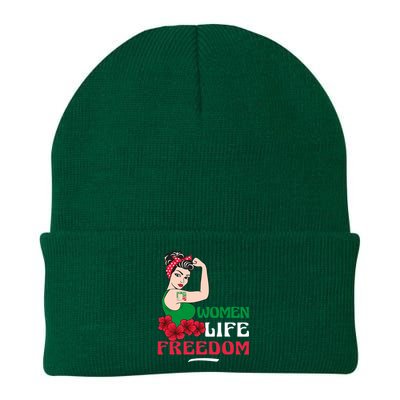 Women Life Freedom, Support Women Iran, Cute Iranian Women Knit Cap Winter Beanie