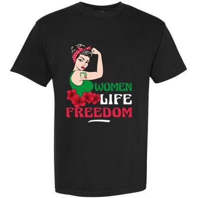 Women Life Freedom, Support Women Iran, Cute Iranian Women Garment-Dyed Heavyweight T-Shirt