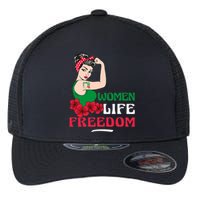 Women Life Freedom, Support Women Iran, Cute Iranian Women Flexfit Unipanel Trucker Cap