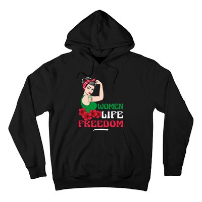 Women Life Freedom, Support Women Iran, Cute Iranian Women Hoodie